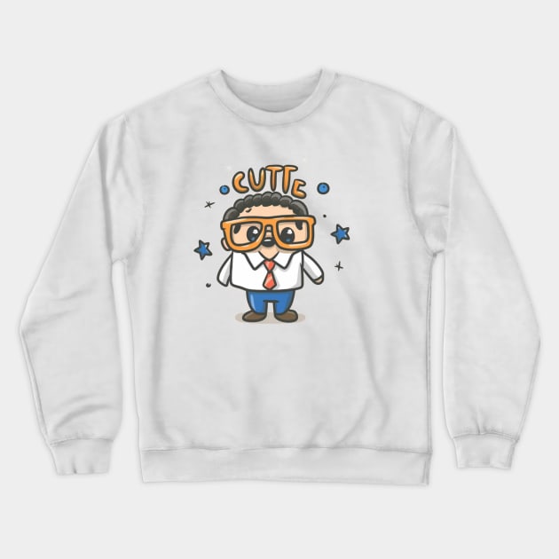 Chibi boy Crewneck Sweatshirt by Ridzdesign